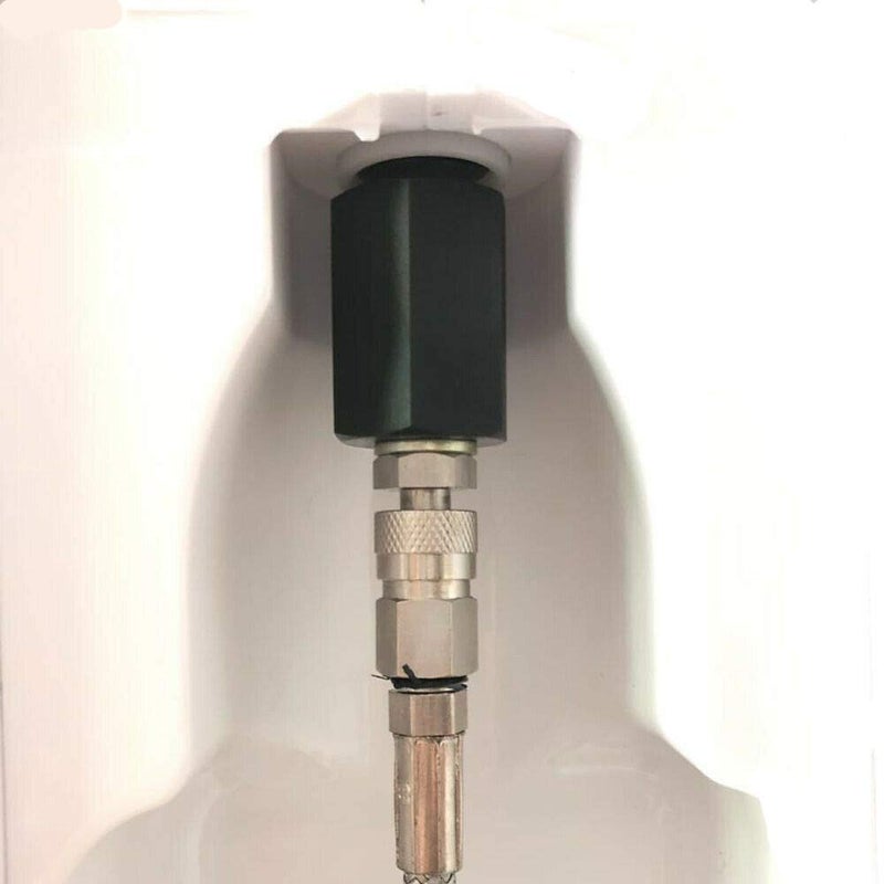 Aracoware طقم محول خرطوم خارجي لآلة الصودا CO2 من الفولاذ المقاوم للصدأ بطول 60 بوصة إلى خزان CGA320 - Image 5